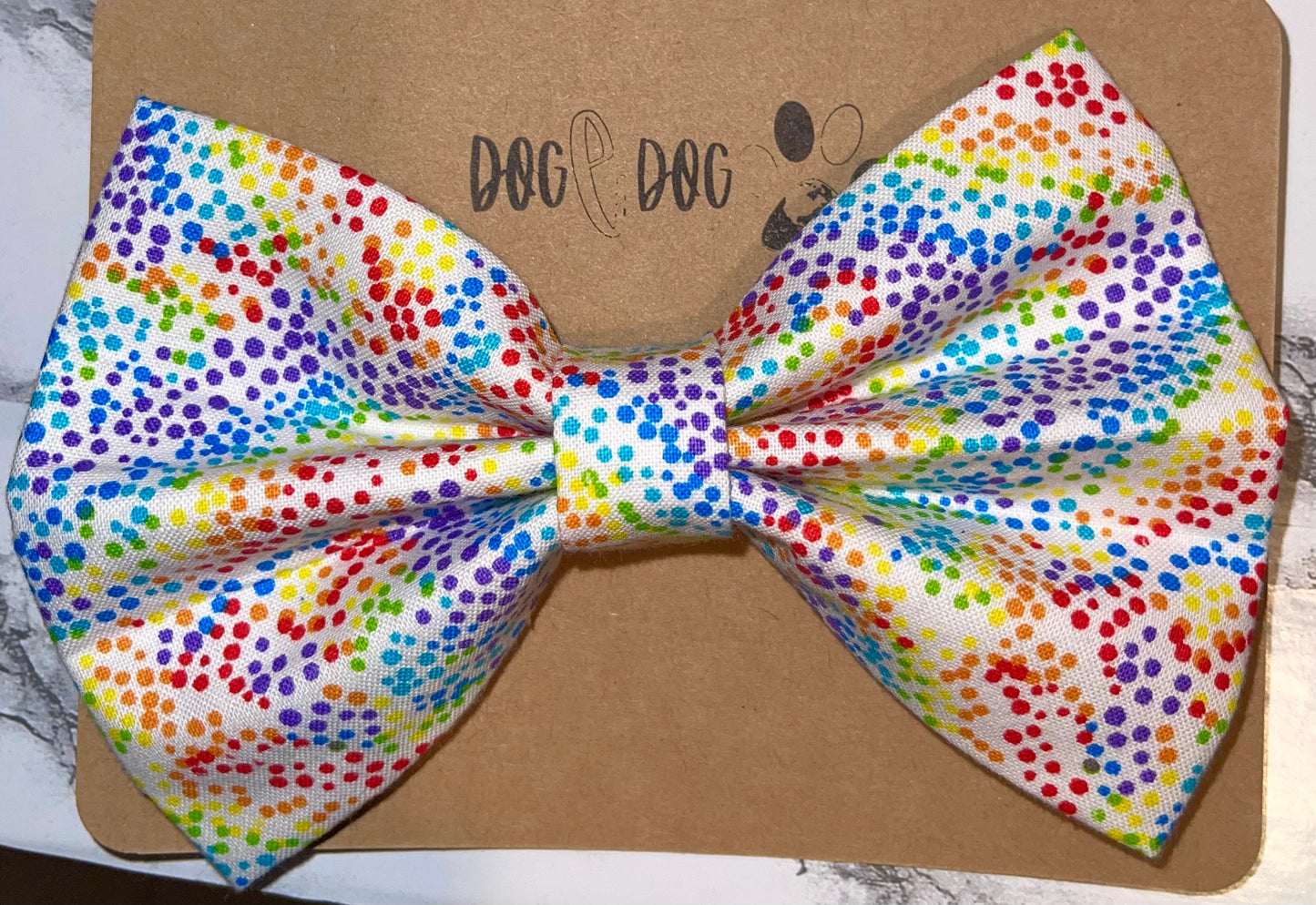 Rainbow polka dots