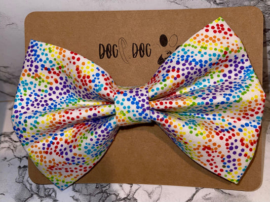 Rainbow polka dots
