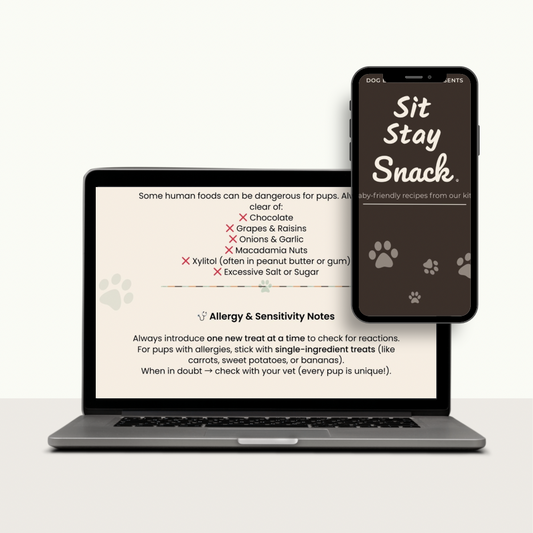 Sit. Stay. Snack. – Healthy Pet Snack Recipes (Digital E-Book)