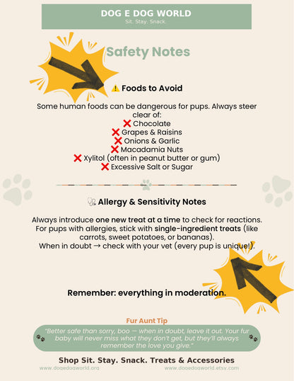 Sit. Stay. Snack. – Healthy Pet Snack Recipes (Digital E-Book)