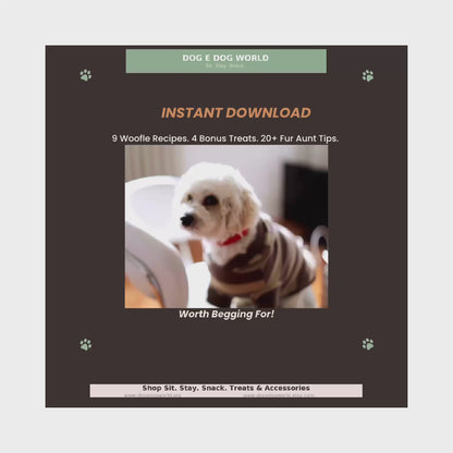 Sit. Stay. Snack. – Healthy Pet Snack Recipes (Digital E-Book)